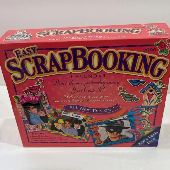 Easy Scrapbooking Calendar-365 days of decorative borders & elements. - Picture 2 of 9